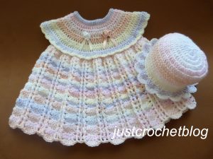 crochet dress-sun hat