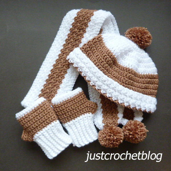 crochet winter set