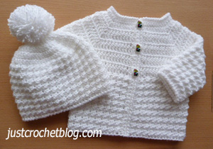 crochet baby glitz set1