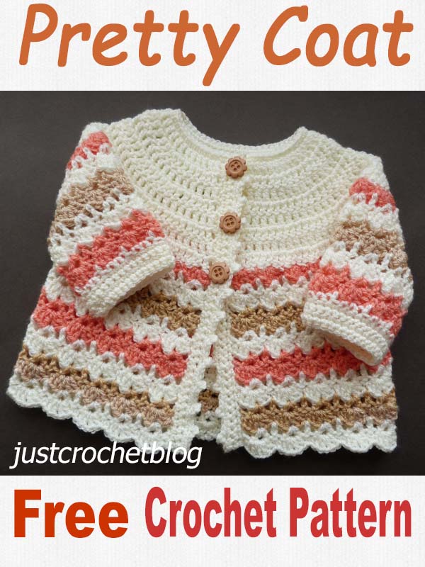 crochet pretty coat