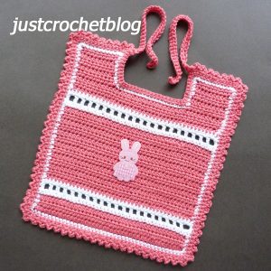 crochet baby bib