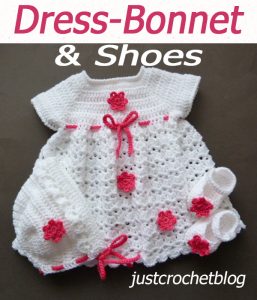 crochet dress set
